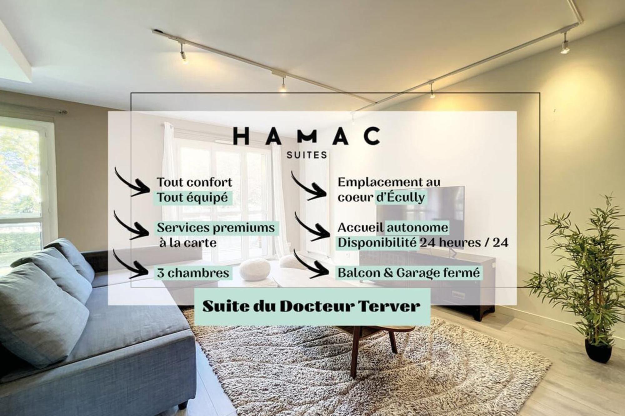 Hamac Suites - Docteur Terver - 6 People Écully Esterno foto